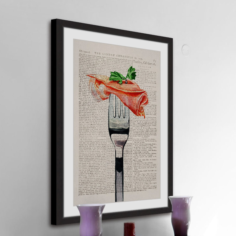 « jamon serrano ii », reproduction d’art encadrée, H 18 po x l 12 po x P 1,5 po