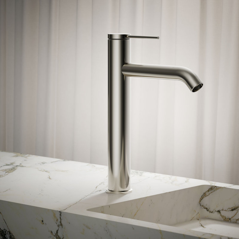 Components Single-Handle Bathroom Sink Faucet, Vibrant Polished Nickel