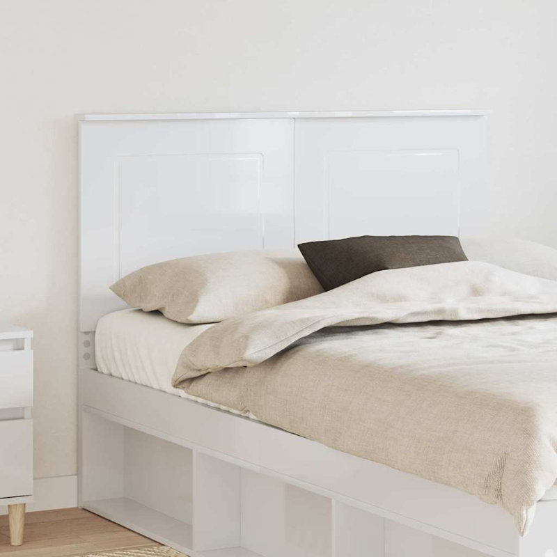 Headboard, EU Double - 135 x 200 cm, Gloss White