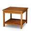 Table à 2 tablettes en eucalyptus