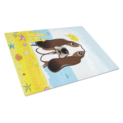 Planche à découper en verre trempé d’été caroline