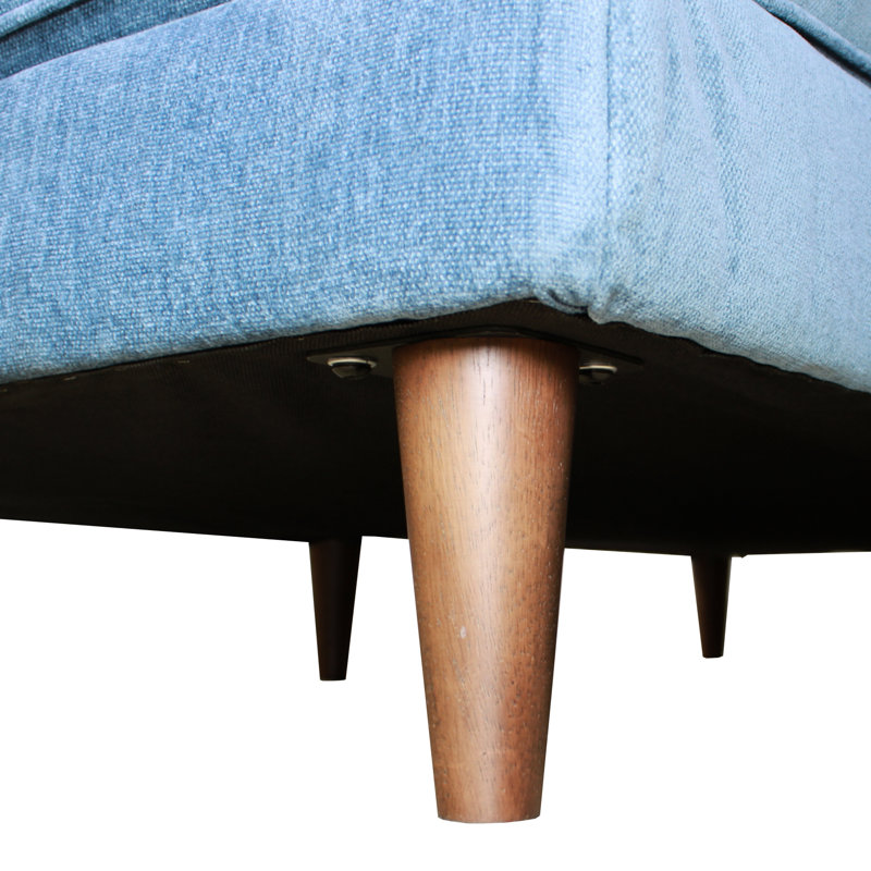 Fauteuil de maquillage modulaire Blue Denim - rembourré, poids de 225 lb