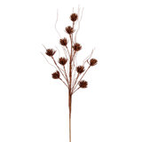 Vickerman 30" Seafoam Mini Flower Glitter Spray, 6 per bag.