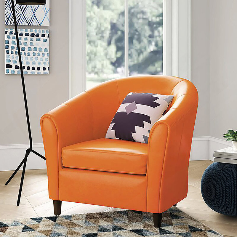 Fauteuil club en similicuir