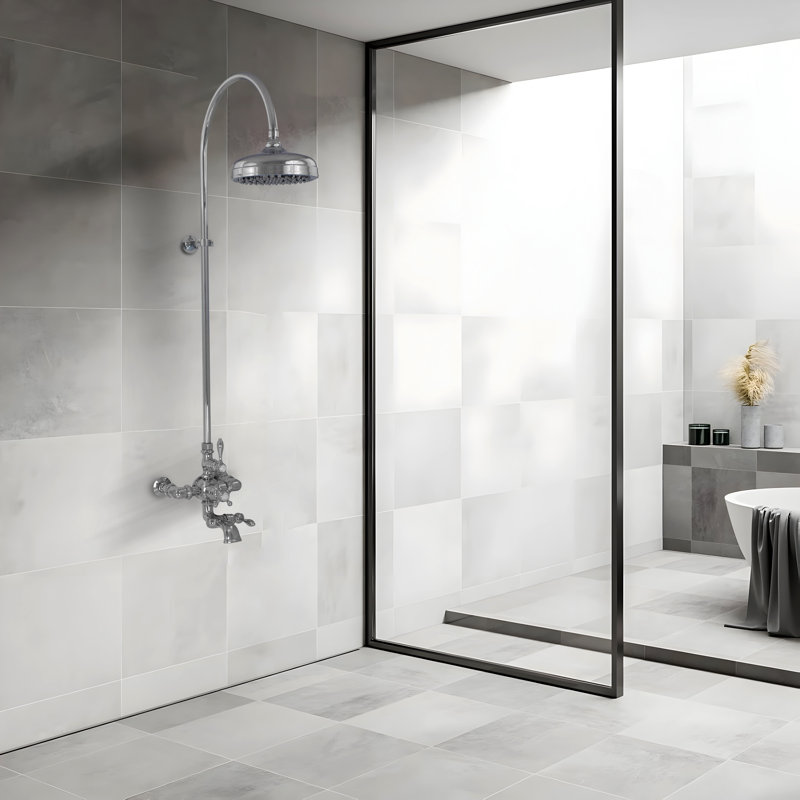 Thermostatic Shower System with Tub Spout (P1089) by Strom Living, Chrome