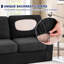 Stretch Separate Box Cushion Armchair Slipcover-1439288720