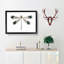 Blue Tipped Dragonfly by George Shaw - Picture Frame Painting Print on MDF-55544385-55544384