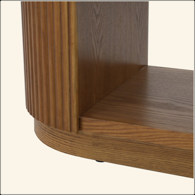 Console de vestibule moderne Mirod, Brun