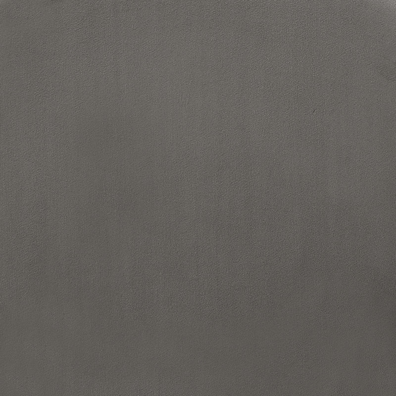 Chaise d'appoint rembourrée Moeller, Velours gris, Or brossé