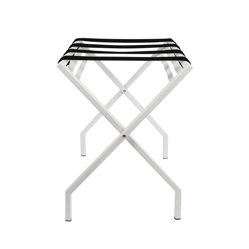 Porte-bagages pliant Suba, Blanc / noir
