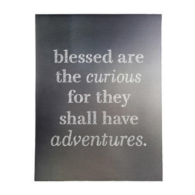 Tapis de toile de fond en polyester multicolore avec citation inspiration