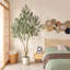 Olive artificielle Ashwell avec pot blanc-155919474