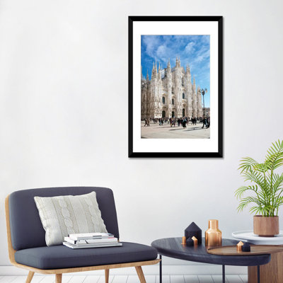 « piazza del duomo, milan, italie » par matteo colombo, impression sur toile