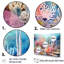 Rose et bleu sous l'eau, corail Wold I - art mural corail sous l'eau-1784745928-1784745932
