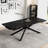 Cerinle 78.74'' To 110.24'' Extendable Rectangular Sintered Stone Dining Table For 10-12-468004969