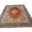 Tapis rouge rouillé traditionnel 10X13