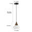 Luminaire suspendu pour dôme simple 1 lumières Abeale