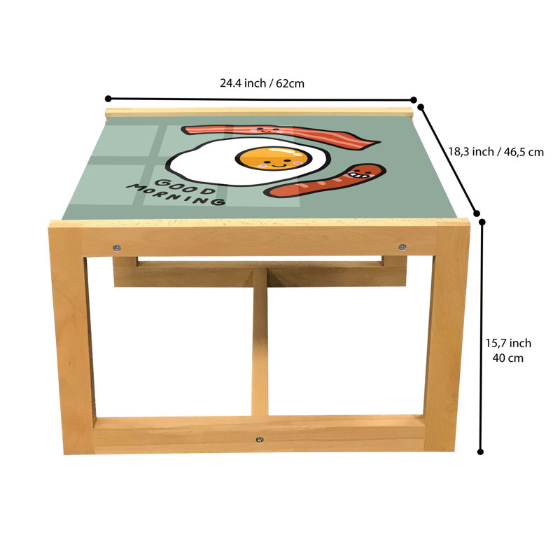 Jahniah Sled Coffee Table, 62cm H x 46cm W x 40cm D