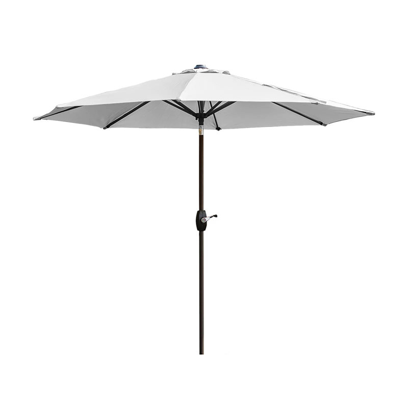 Parasol de marché 9 pi Pierpoint, Parasol blanc Performance