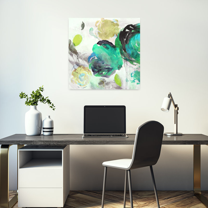 Seasons I Abstract Dreamy, art contemporain, H 18 po x l 18 po