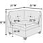 Canapé modulaire modulaire 9 pièces pour salon et canapé d'angle en lin 3X-1702890507