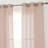 Pothos Faux Linen Semi Sheer Light Filtering Grommet Curtains Panels for Bedroom & Living Room, Pair-300674313-300674314