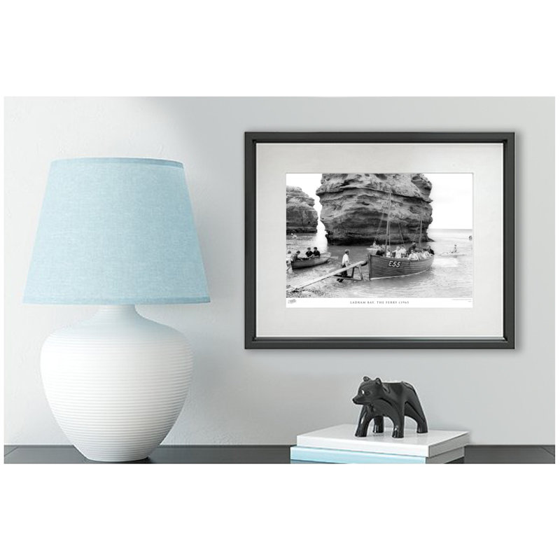 Ladram Bay, The Ferry C1965 by Francis Frith - Single Picture Frame Print, 60cm H x 80cm W x 2.3cm D