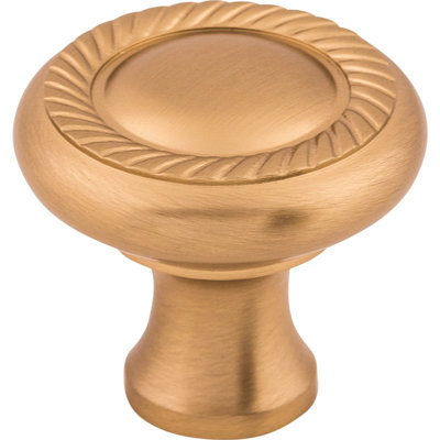 Swirl Cut 1 1/4" Diameter Round Knob