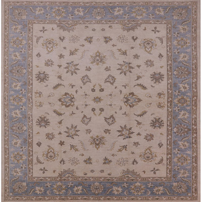 Tapis oriental ivoire / bleu Chehalis
