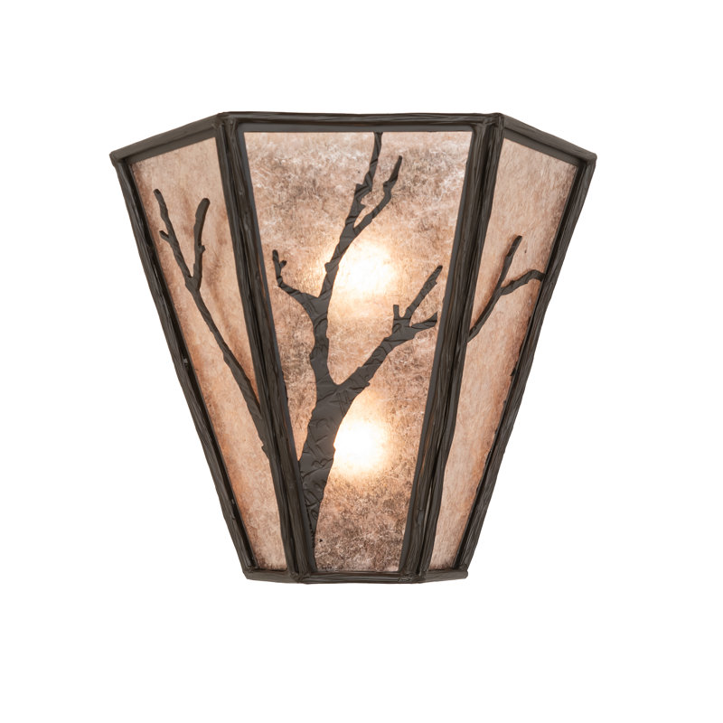 2 - Light Flush Mounted Sconce