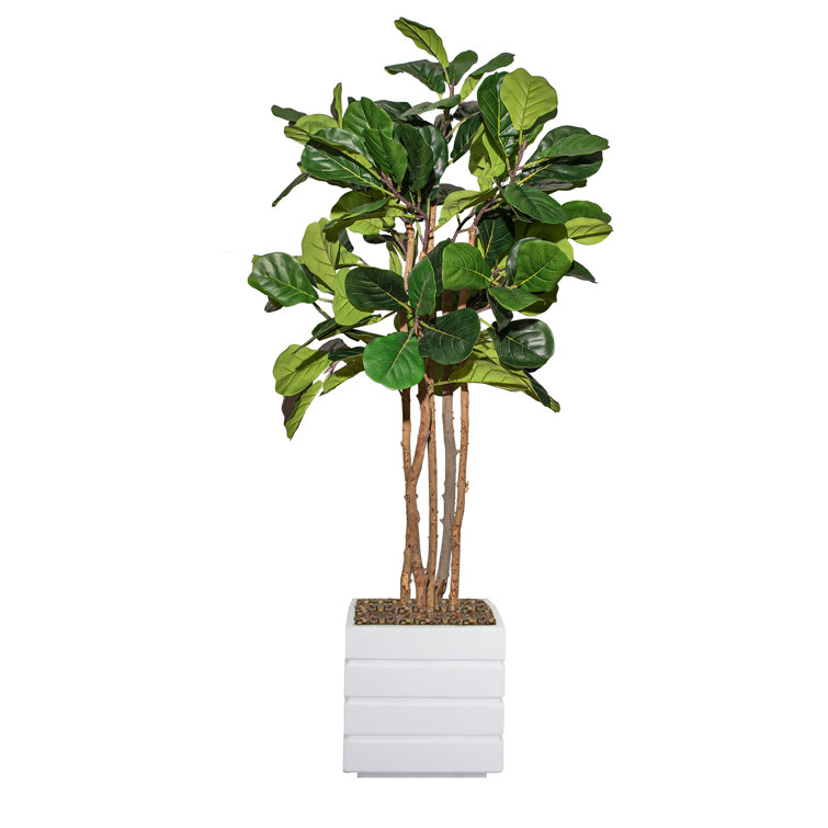 Panama 67'' Faux Palm Tree in Fiberstone Vase