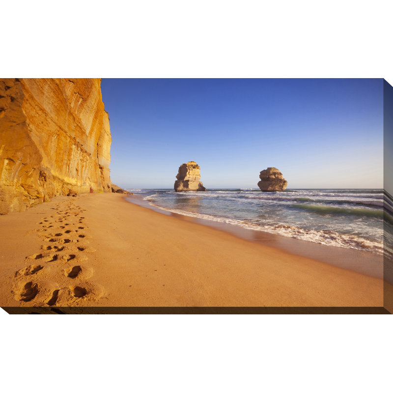 « the apostles », reproduction de photo sur toile tendue, H 28 po x l 48 po x P 1,5 po
