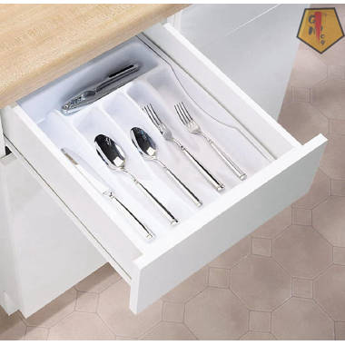 Lanina 5.5 H x 15.35 W x 11.22 D Closet Drawer Organizer Rebrilliant