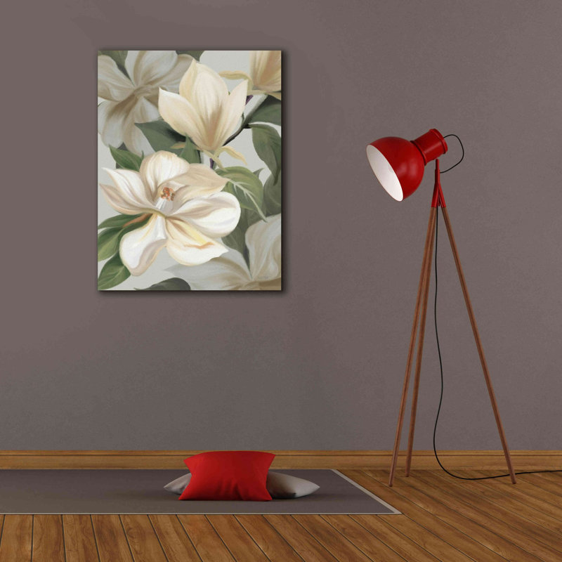 «Magnolia Blossoms I» par House Fenway, estampe numérique sur toile, H 34 po x l 26 po x P 1,5 po