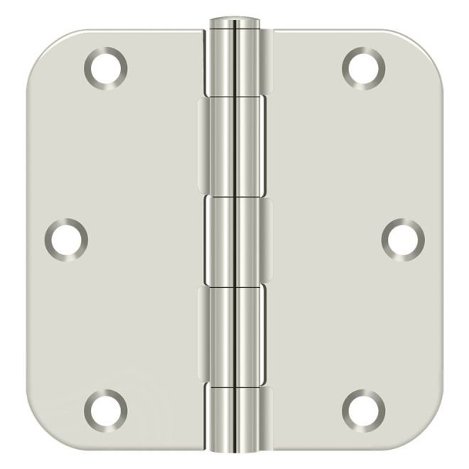 Steel Butt Bearing Hinge, Bright Nickel
