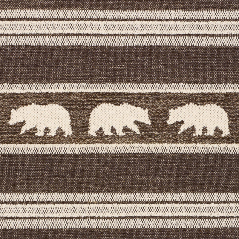 Koda Stripe Fabric, Brown