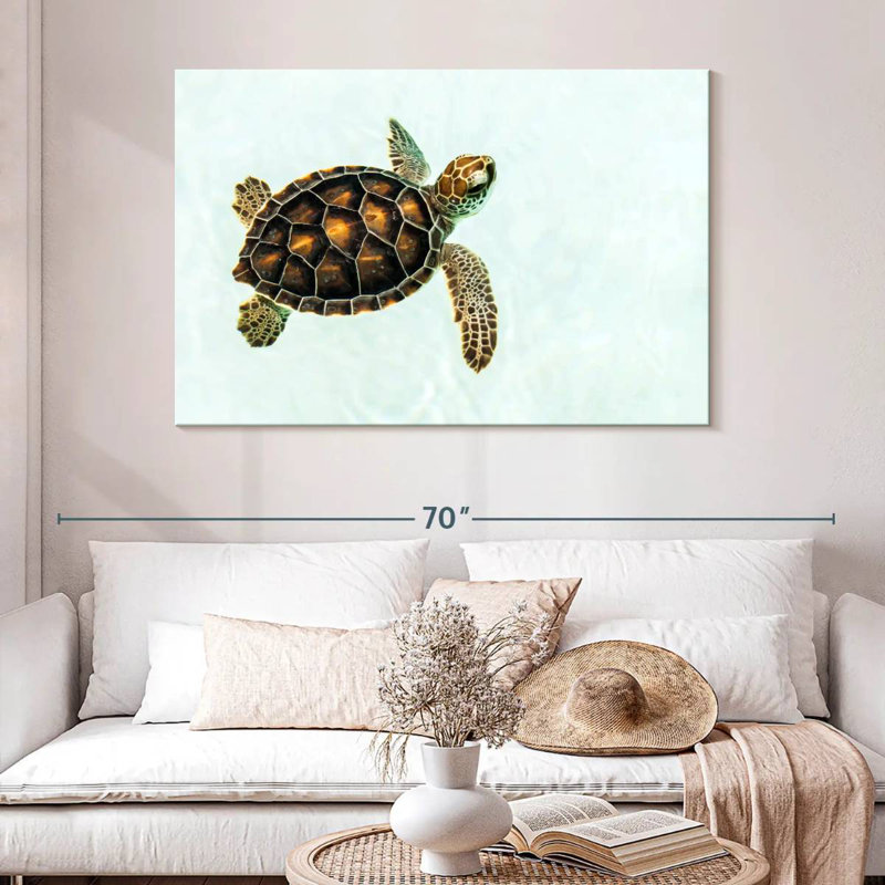 Bébé tortue Brampt, H 32 po x l 48 po