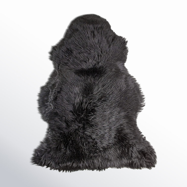 Izola Sheepskin Animal Print Indoor Rug