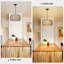 Boho Rattan Farmhouse Chandelier-860350975-861002716