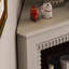 Foyer autoportant en bois massif beige-2063277202