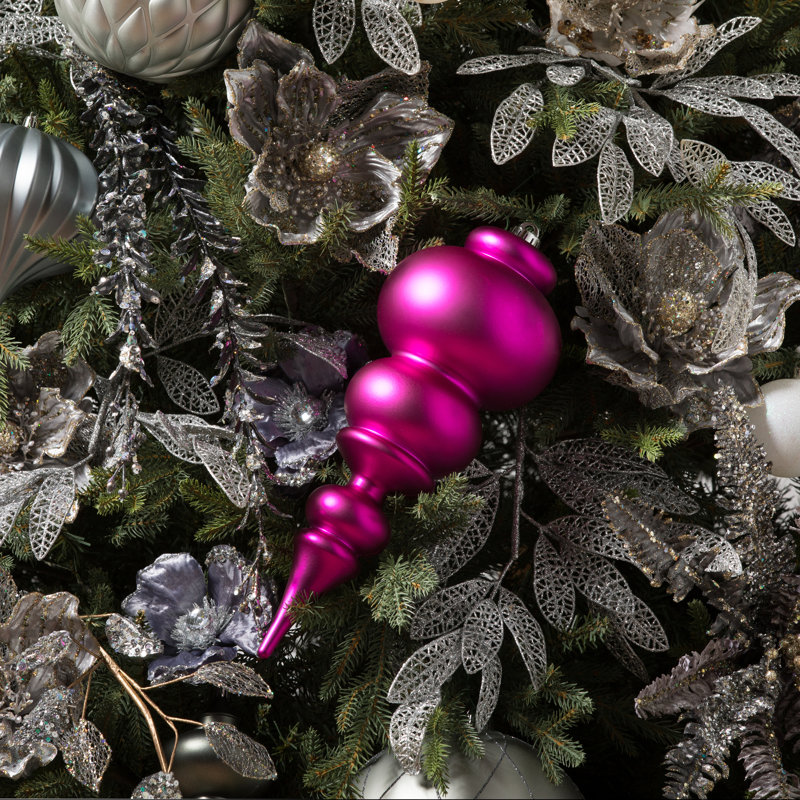 Ornement de Noël 14 po faîteau, Lime brillant