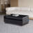Modern Smart Coffee Table With Built-In Fridge, Bluetooth Speakers, Wireless Charging, Power Socket, USB Ports, Rgb Light, Black-979733058
