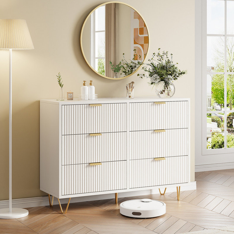 100 cm W Chest of 6 Drawers