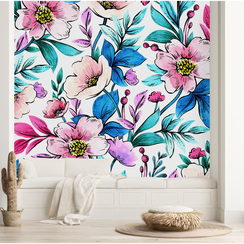 Murale feuilles, L 125 po x L 125 po