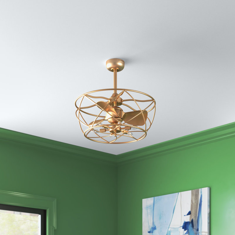 Jakari 25.6'' Ceiling Fan with Light Kit