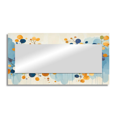 Soft Color Blush Of The Dogwood Tree II - Floral Wall Mirror Art - Printed On Metal