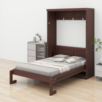 Lit escamotable pliable avec rangement intégré pour les petits espaces