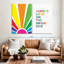 «Kids Inspirational II», ensemble de 2 reproductions sur toile par IvaCuddlyMural-927381411