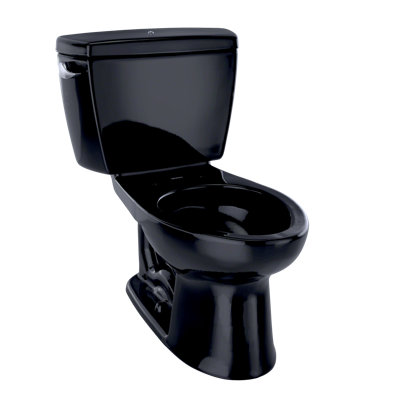 Toilette allongée deux pièces TOTO® Drake® 1,6 GPF conforme à l'ADA avec couvercle de réservoir boulonné, ébène