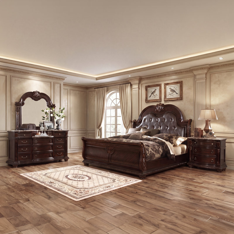Calera 4 Piece Bedroom Set, King